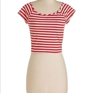 Lovely Day ModCloth crop top size S